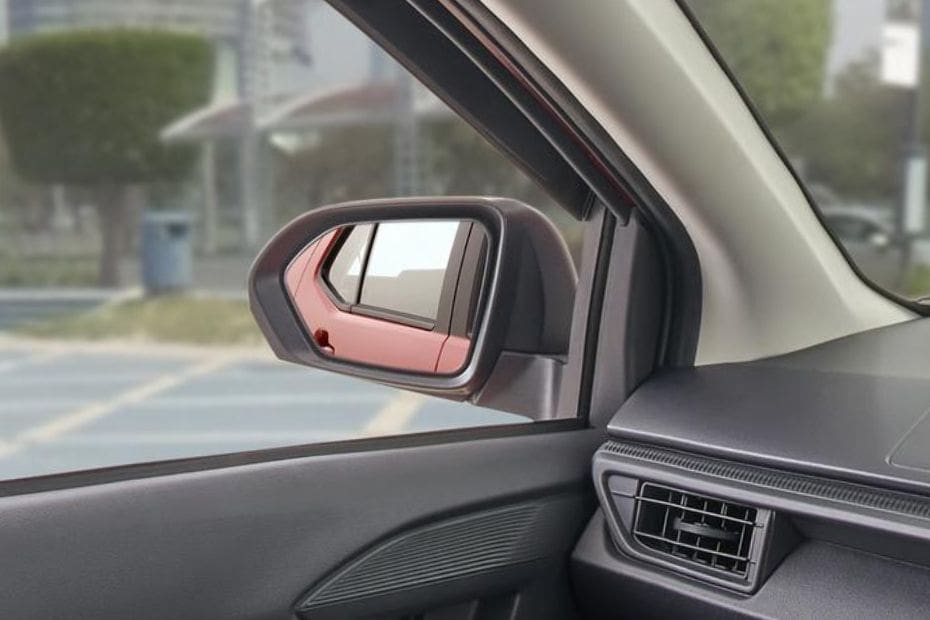 Daihatsu Ayla Drivers Side Mirror Rear Angle